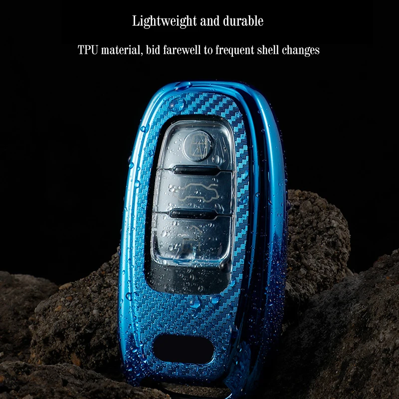 

Чехол для автомобильного ключа Audi A1 A3 A4 A5 A6 A7 A8 Quattro Q3 Q5 Q7 2010-2015