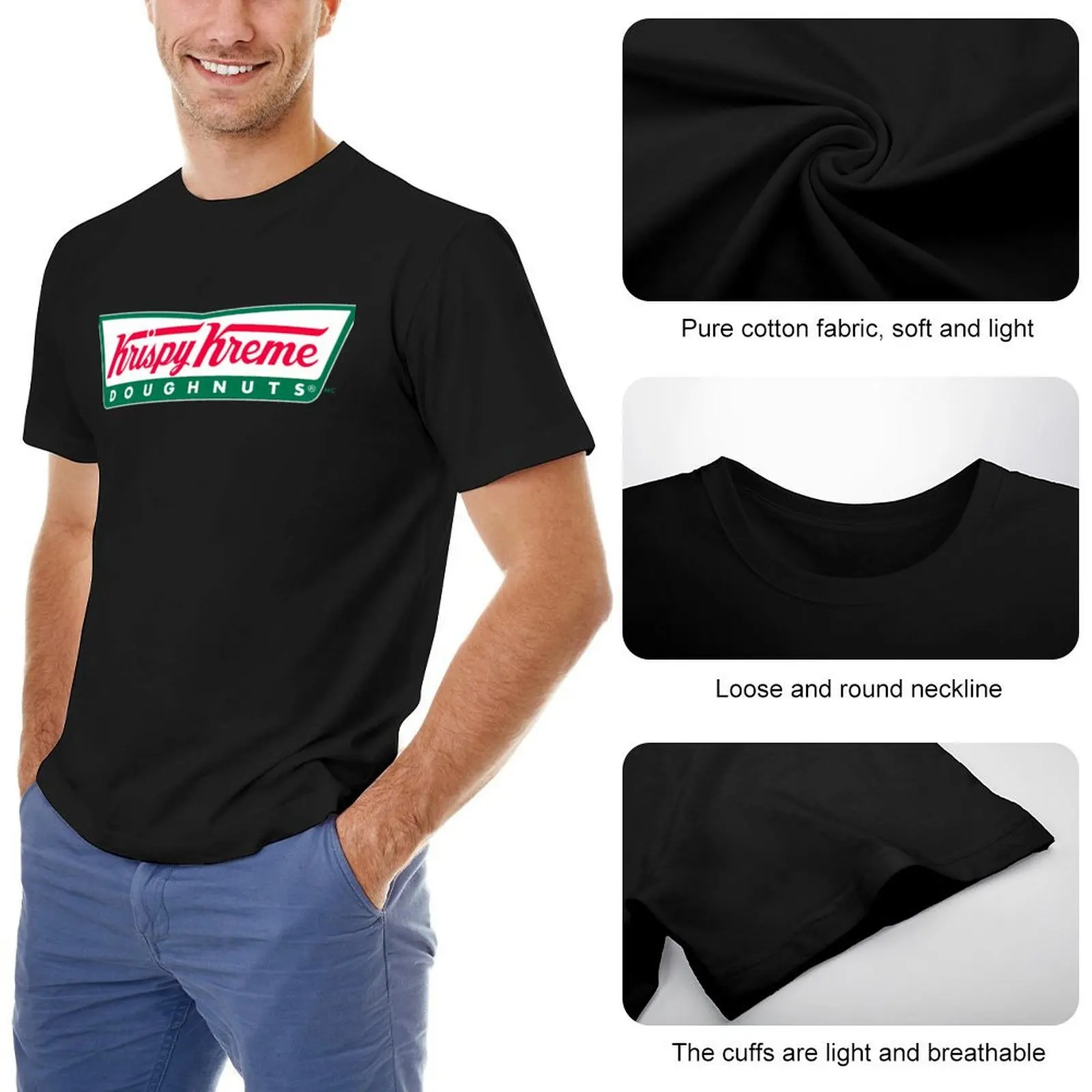 Фото Krispy Kreme Merchandise футболка мужская футболка возвышенные аниме футболки для мужчин пакет №5