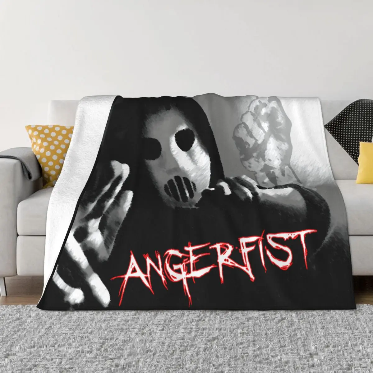 Мягкое покрывало на кровать с изображением