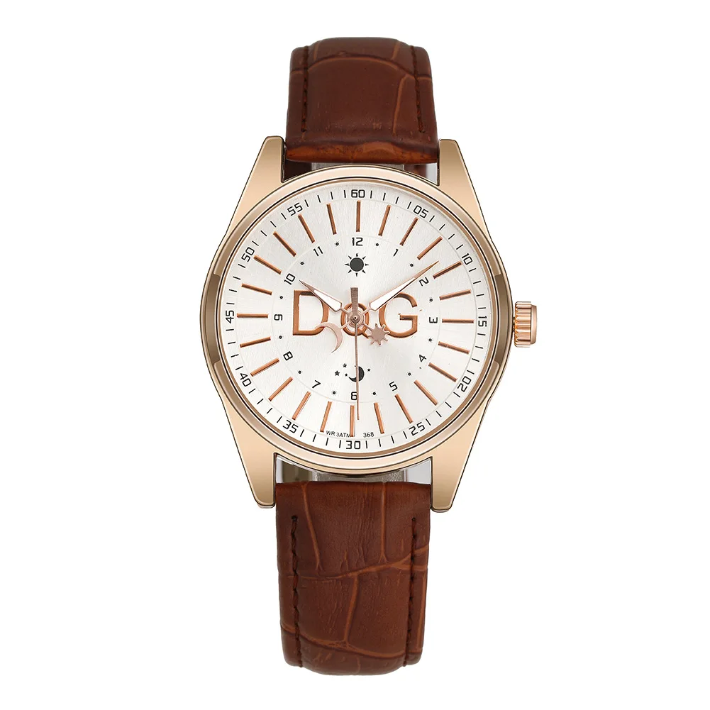DQG-Reloj de lujo de acero inoxidable para mujer, pulsera de cuarzo de cristal, color dorado y plateado, 2023