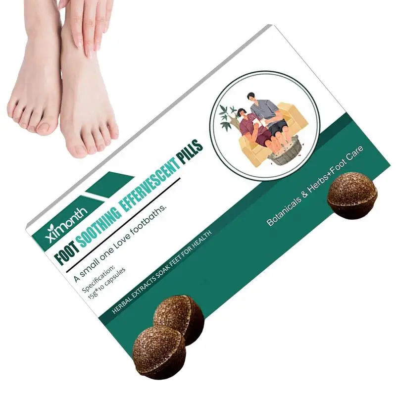 

Foot Effervescent Pills Ginger Green Tea Foot Pill Safe Efficient Feet Tablets Gentle Feet Care Foot Soaking Natural For Foot