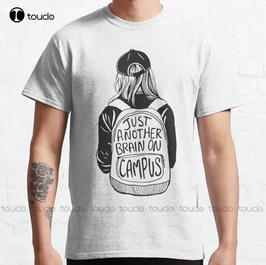 Классическая футболка Just Another Brain On Campus футболки с котами на заказ унисекс