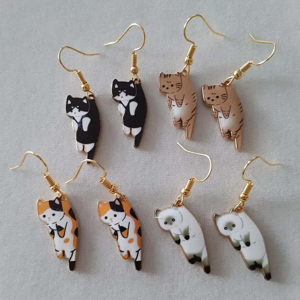 

Cartoon Cat Cute Cute Earring Earrings Creative Small Cat Ear Hook Charms Women Jewelry Accessories Pendant Gifts Fashion