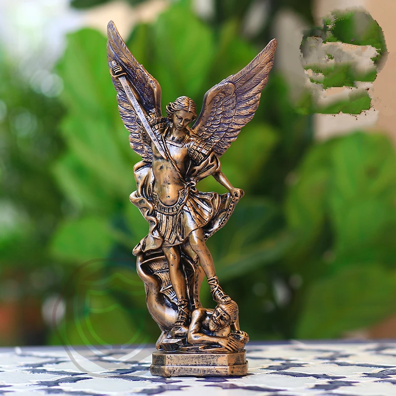 

Archangel St. Michael Statue,Michael Archangel of Heaven Defeating Lucifer,lucifer Statue,Archangel Michael Tramples Satan
