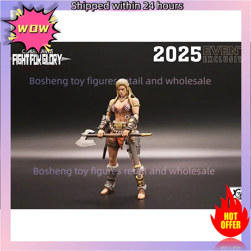 Фото Оригинальный Xesray Studio Combatants Fight for Glory Gold Hildr WF25, в наличии, коллекция аниме, фигурки, модель игрушки №3