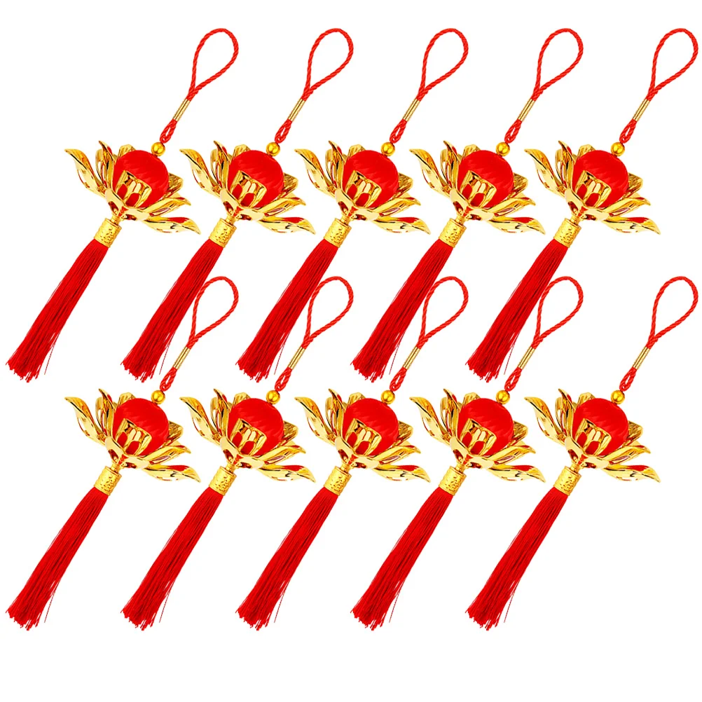 

New Year Chinese Decorations Hanging Ornament Lanterns Red Mini Party Years Car Lantern Festival Spring Favor Lucky Lunar
