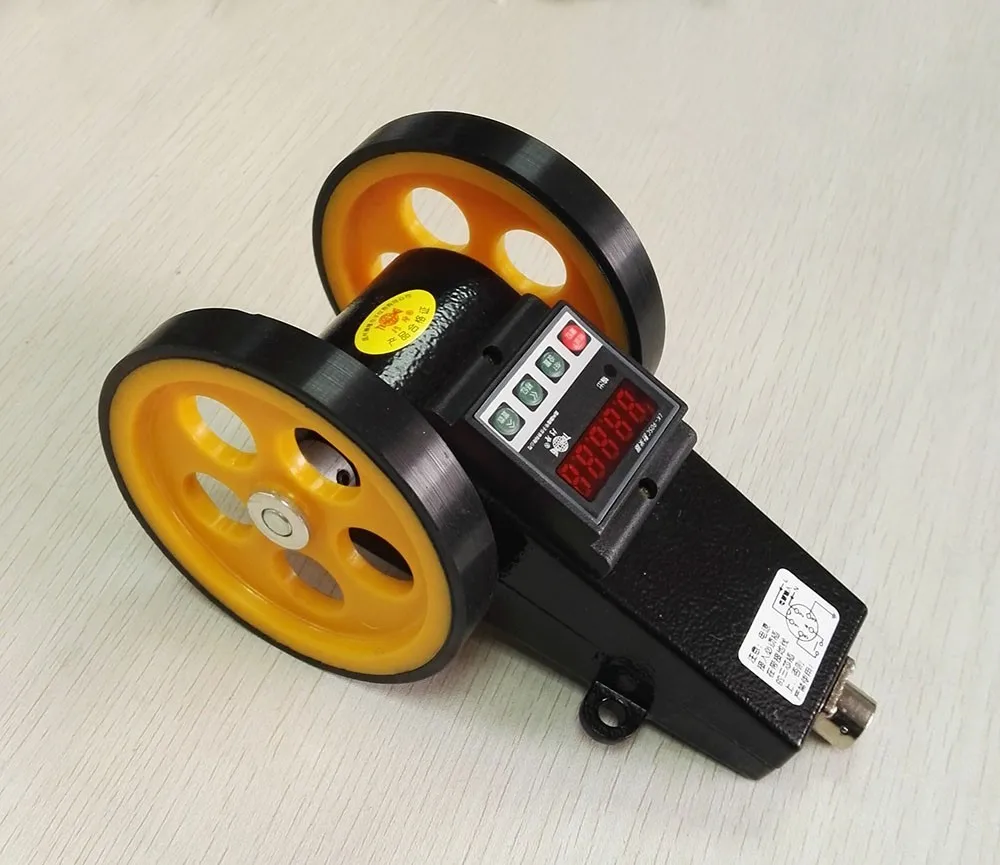 

wheel meter counter with length range set control