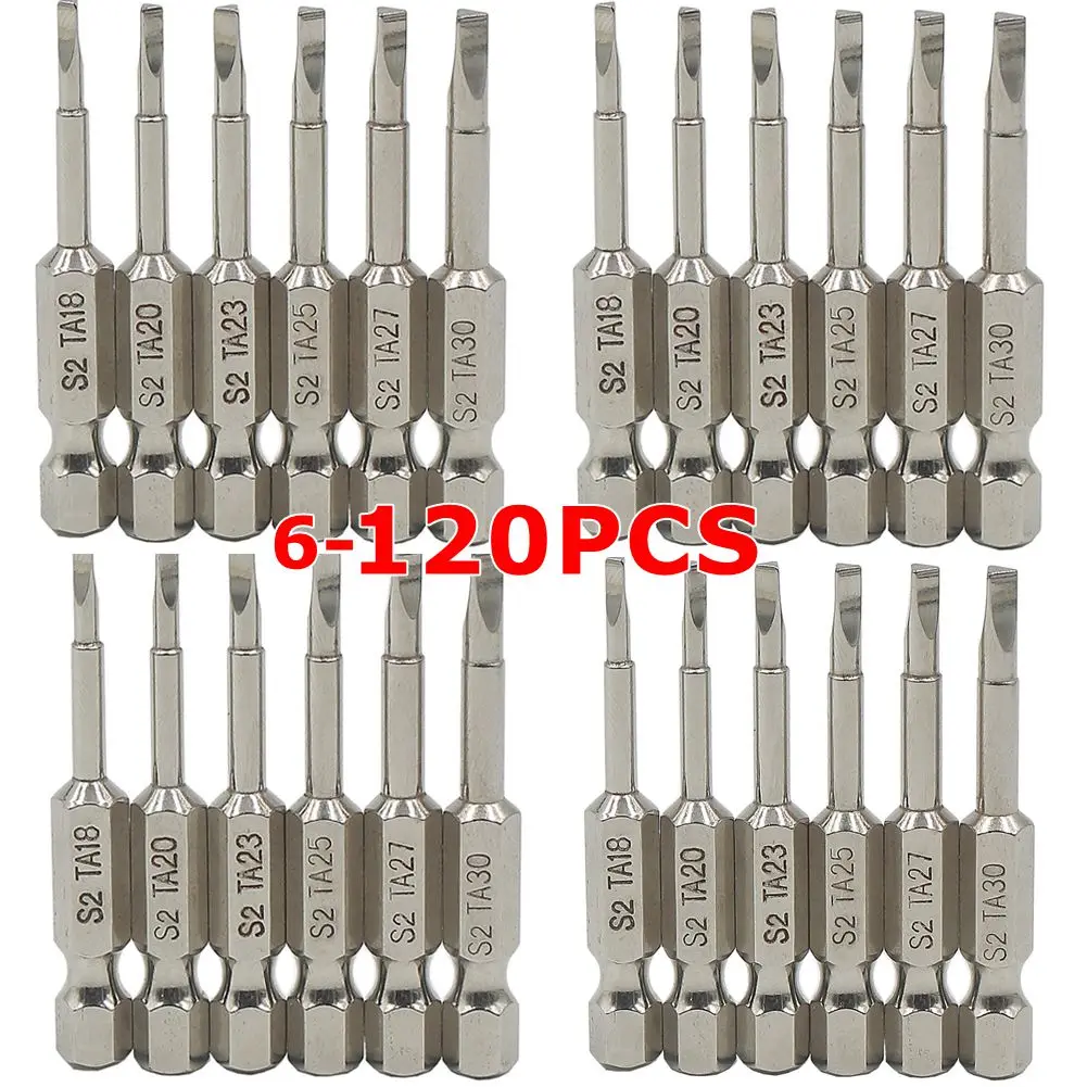 

6-120PCS Triangular Screw Bits 50mm Screwdriver Bits S2 Steel 1/4 inch Hex Screwdriver Bit Set DIY Hand Tools Bit Set набор бит