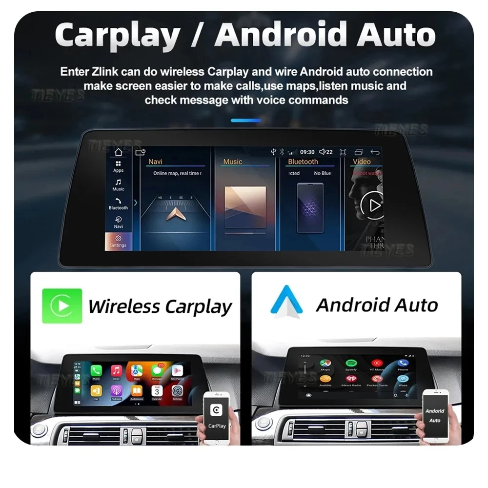 

10.25 Android 12 Car Radio Multimedia Player Stereo Carplay For BMW 7 Series F01 F02 2009 - 2015 NBT CIC Autoradio GPS Navi