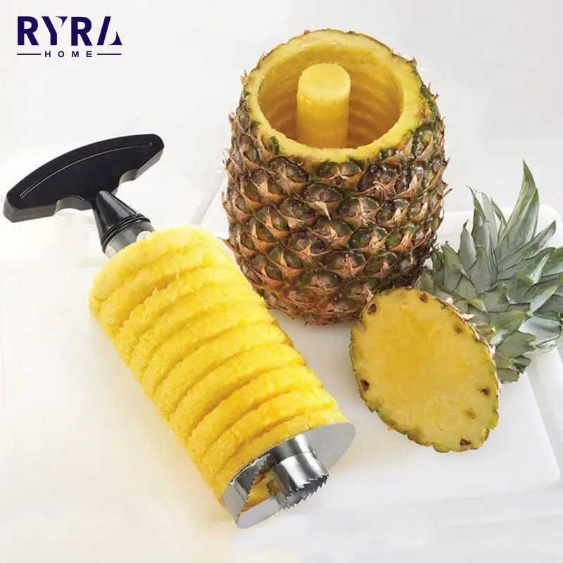 Нож кухонный инструмент спиральный нож для ананасов резки фруктов аксессуары