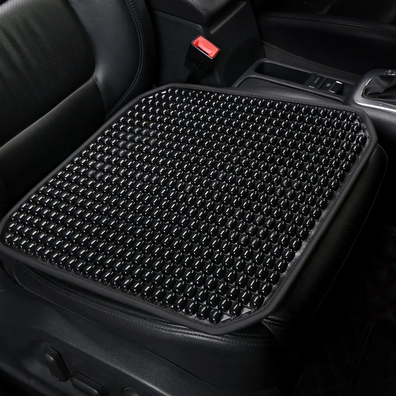 Универсальная летняя автомобильная сиденье прохладный подушка PVC бисером массаж автомобильный чехол с мягкой матом талии воздухопроницаемый прочный 1 шт. на.