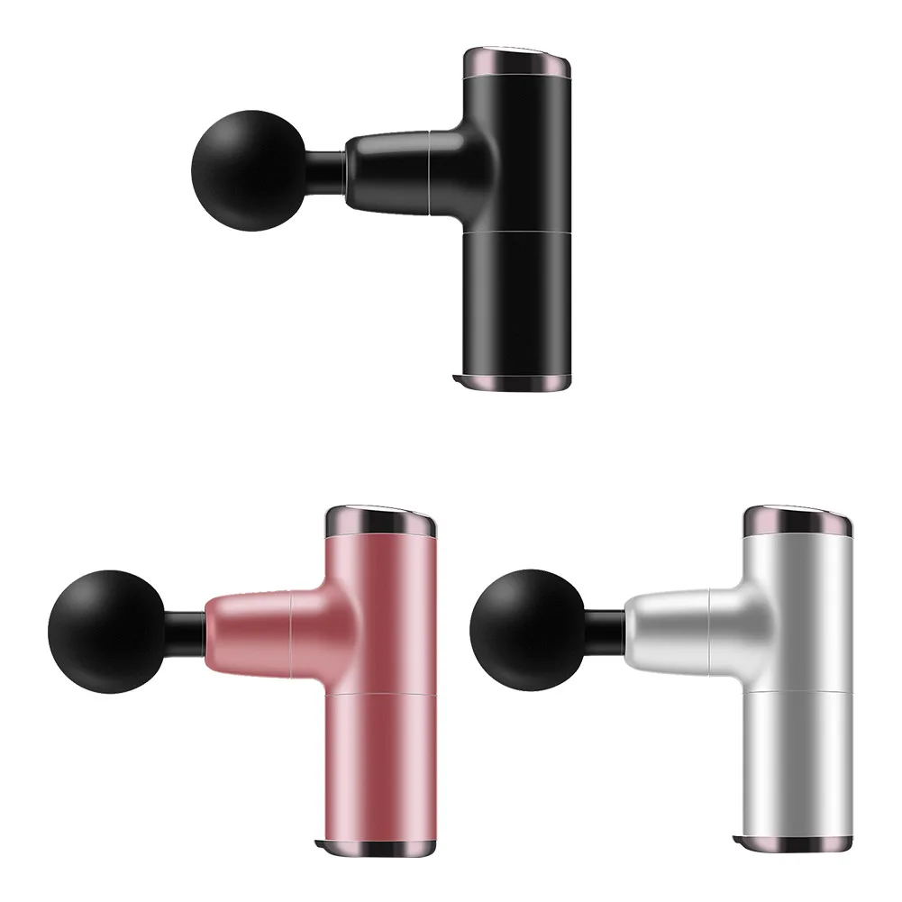 

Mini Fascia Gun USB Muscle Massager Deep Tissue Vibration Pain Relief Device 4 Replaceable Massage Heads Fitness Equipment