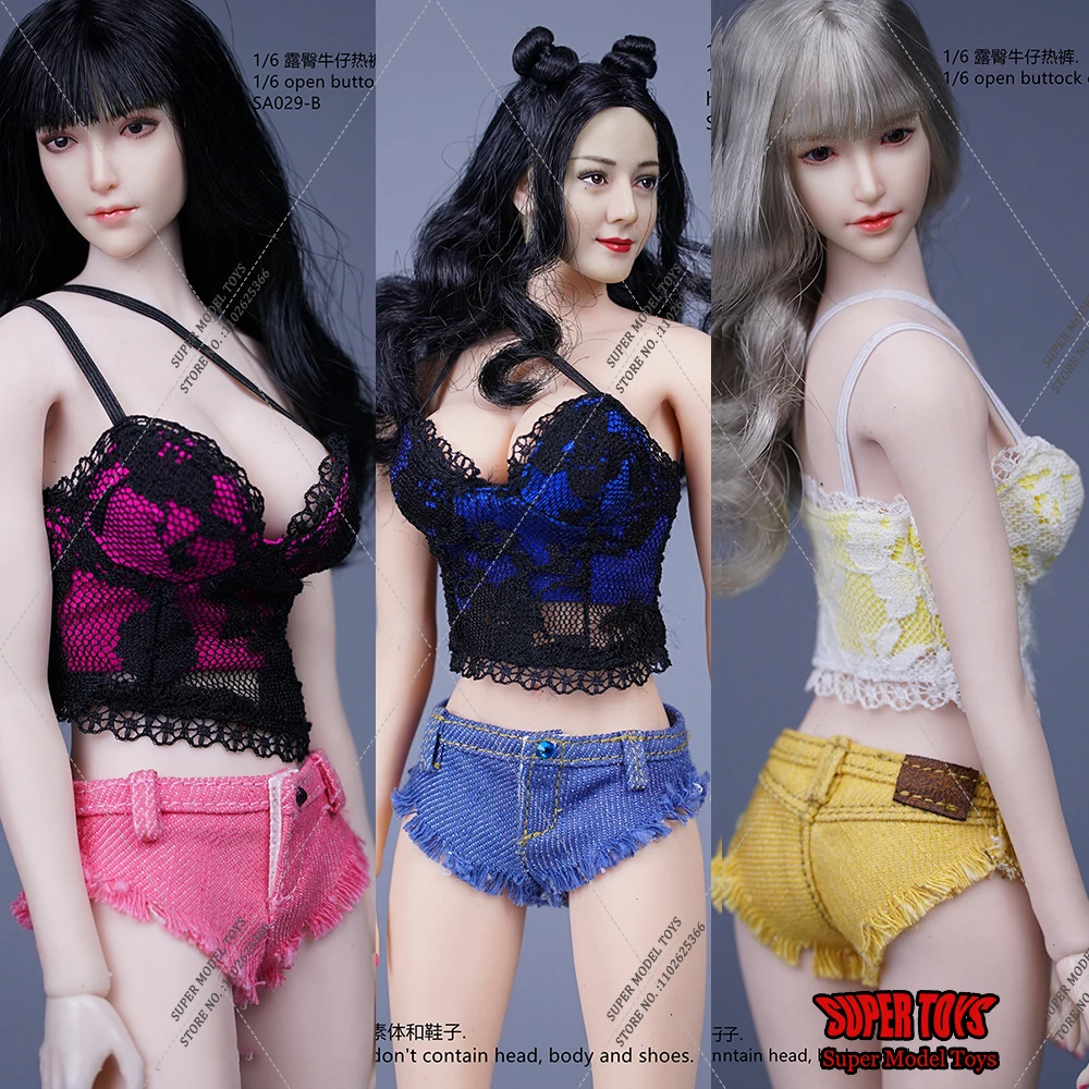 2 шт./комплект женские кружевные джинсовые шорты 12 дюймов