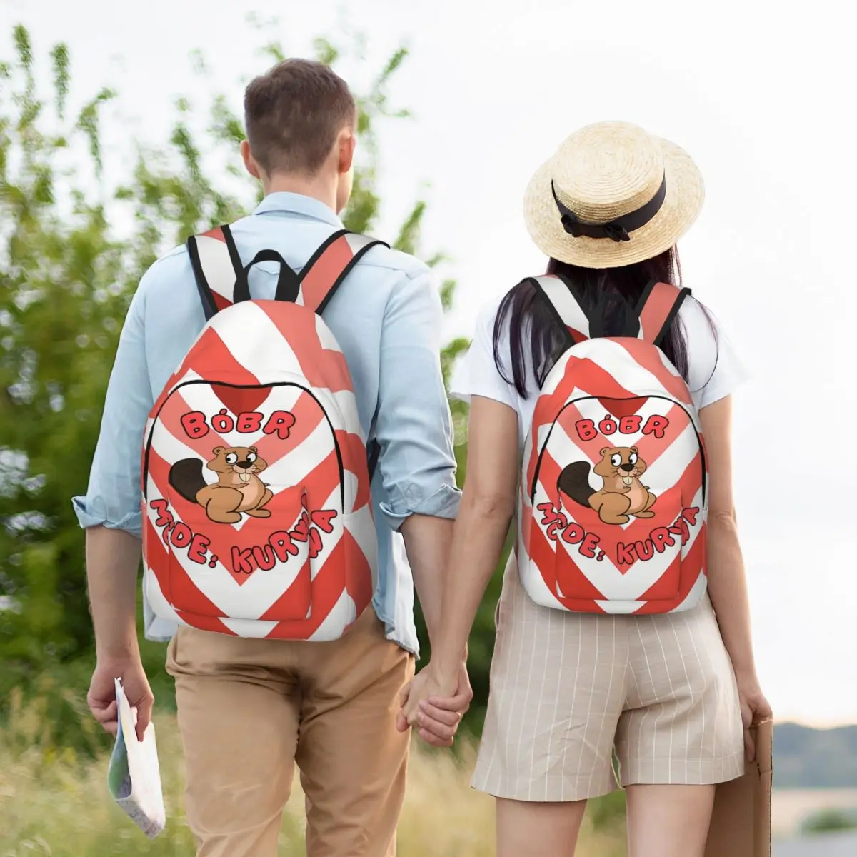 Для подарков милый Многофункциональный рюкзак Bobr Kurwa с режимом активации и