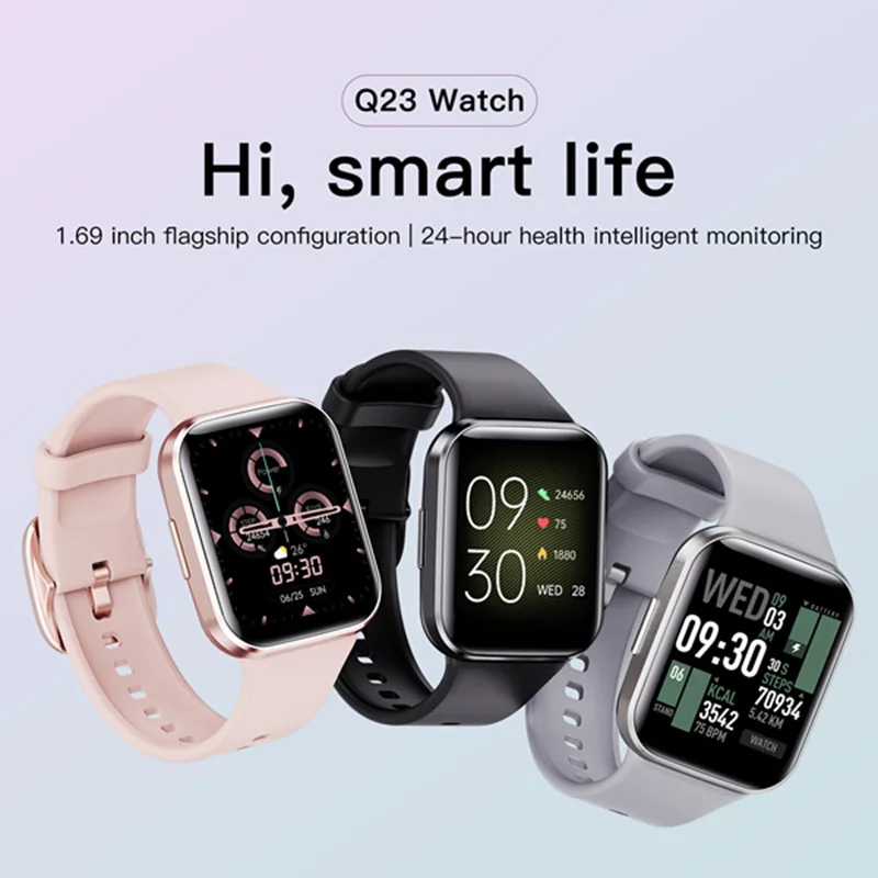 

New Q23 smartwatch 1.69 high-definition call reminder health monitoring sports waterproof Bluetooth bracelet