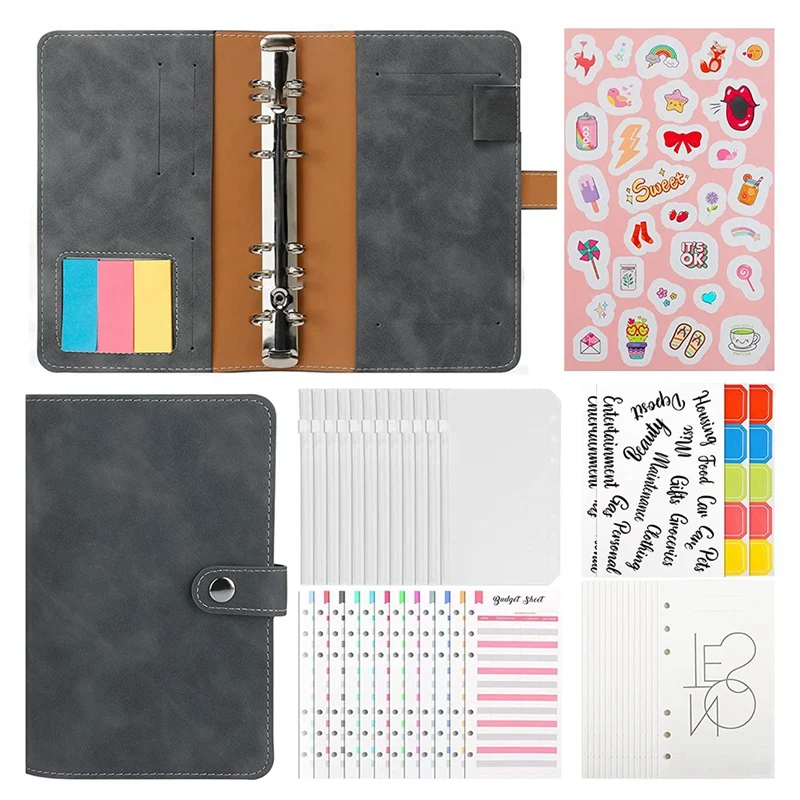 

Budget Binder Budget Planner, A6 Set, A6 Notebook Ring Binder, Cash Envelopes Buget Planner With Films