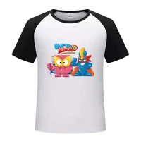 kids clothes girls super zings t shirts children kawaii superzings t shirts boys graphic tees 100 cotton casual unisex clothing