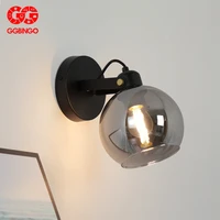 ggbingo indoor wall lamps modern light luxury glass round ball creative wall light for bedroom living room home decor lighting