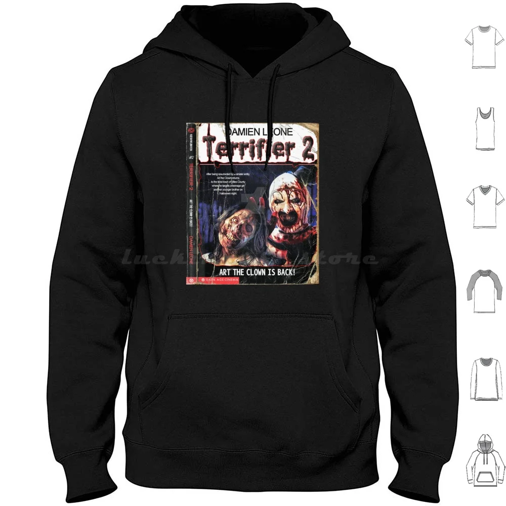 

Трендовый терьер 2 Новый дизайн фильма толстовки с длинным рукавом терьер 2 терьер ужас Хэллоуин искусство клоун