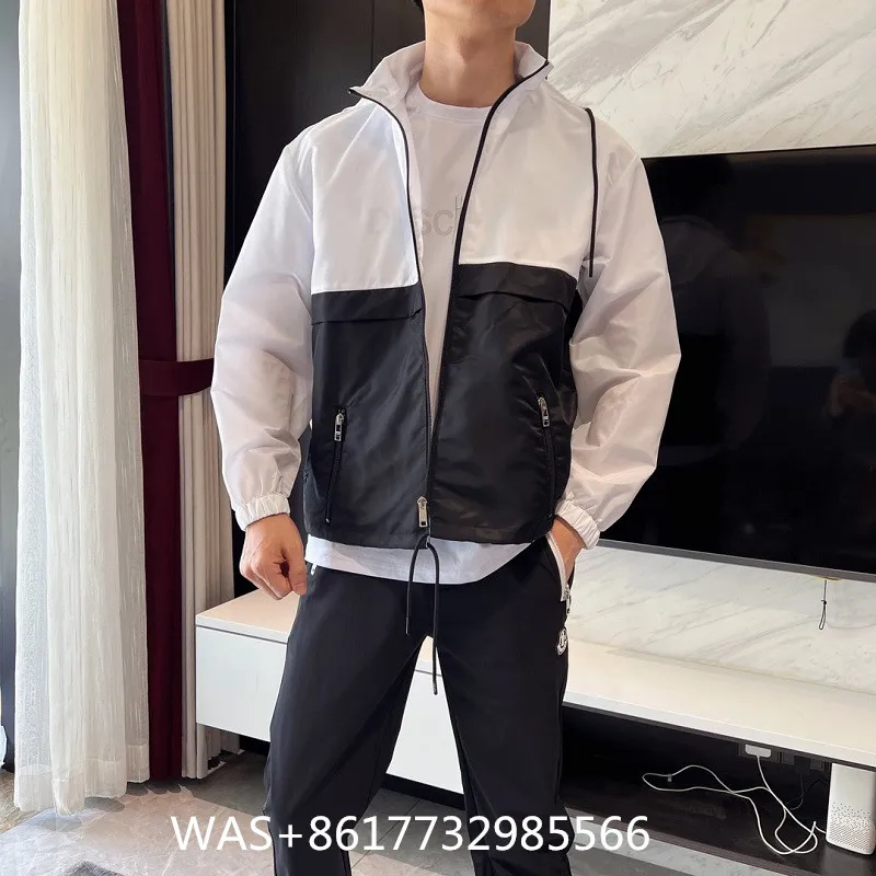 

Уличная куртка для мужчин и женщин, новинка 2022, весна-осень, повседневная Роскошная Водонепроницаемая ветровка, тренчкот с надписью и логот...