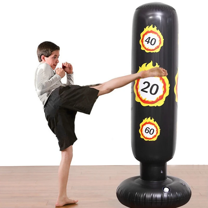 Надувной боксерский мешок для детей надувной практики карате тхэквондо MMA