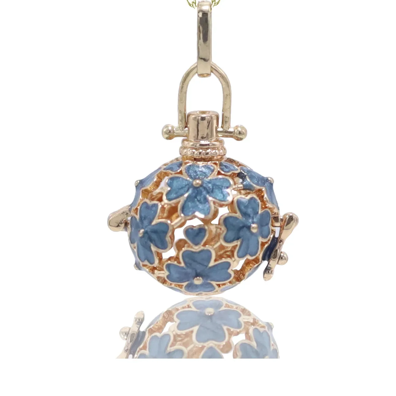 minimalistyczny styl w kształcie serca dwukolorowy naszyjnik z klatką do aromaterapii dyfuzor olejków eterycznych wisiorek piłką muzyczną nowa