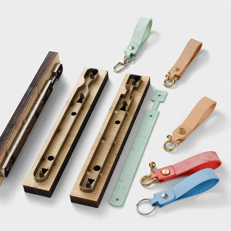 

Strip-Style Keychain Blanking Knife Mold Japanese Knife Material Convenient Tools Mold Purse Keychain Mold