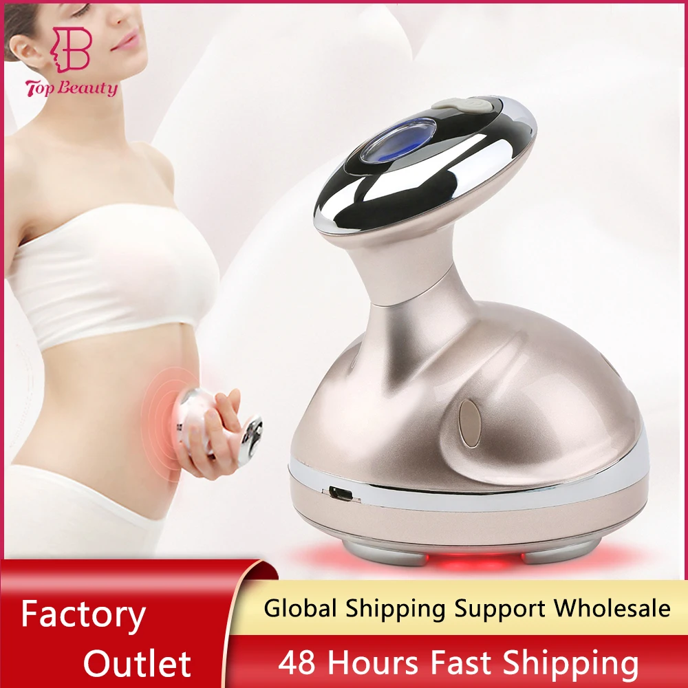 Rechargeable EMS RF Machine Cavitation Vibration Ultrasonic Radio Frequency Body Slimming Fat Burner Anti Cellulite Massager