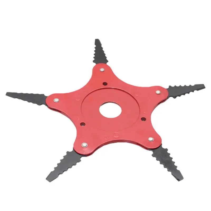

Trimmer Head Replacement 5 Leaf Wire Trimmer Blade Steel Wire Brush Straight Shaft Trimmers For Gardens Lawns Car Parks
