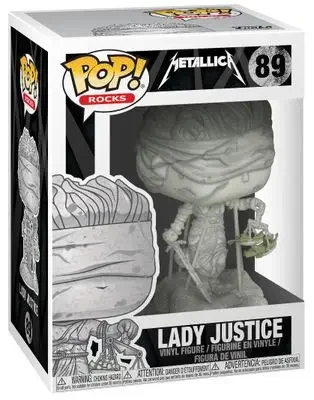 FUNKO POP Rocks Metallica Lady Justice 89 # Виниловая фигурка украшение игрушки высококачественная