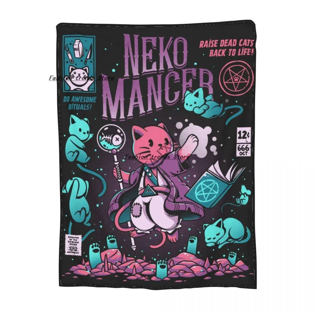

Nekomancer Sherpa Blankets Ultra Soft Flannel Fleece Throw Blankets for Couch Sofa Bed