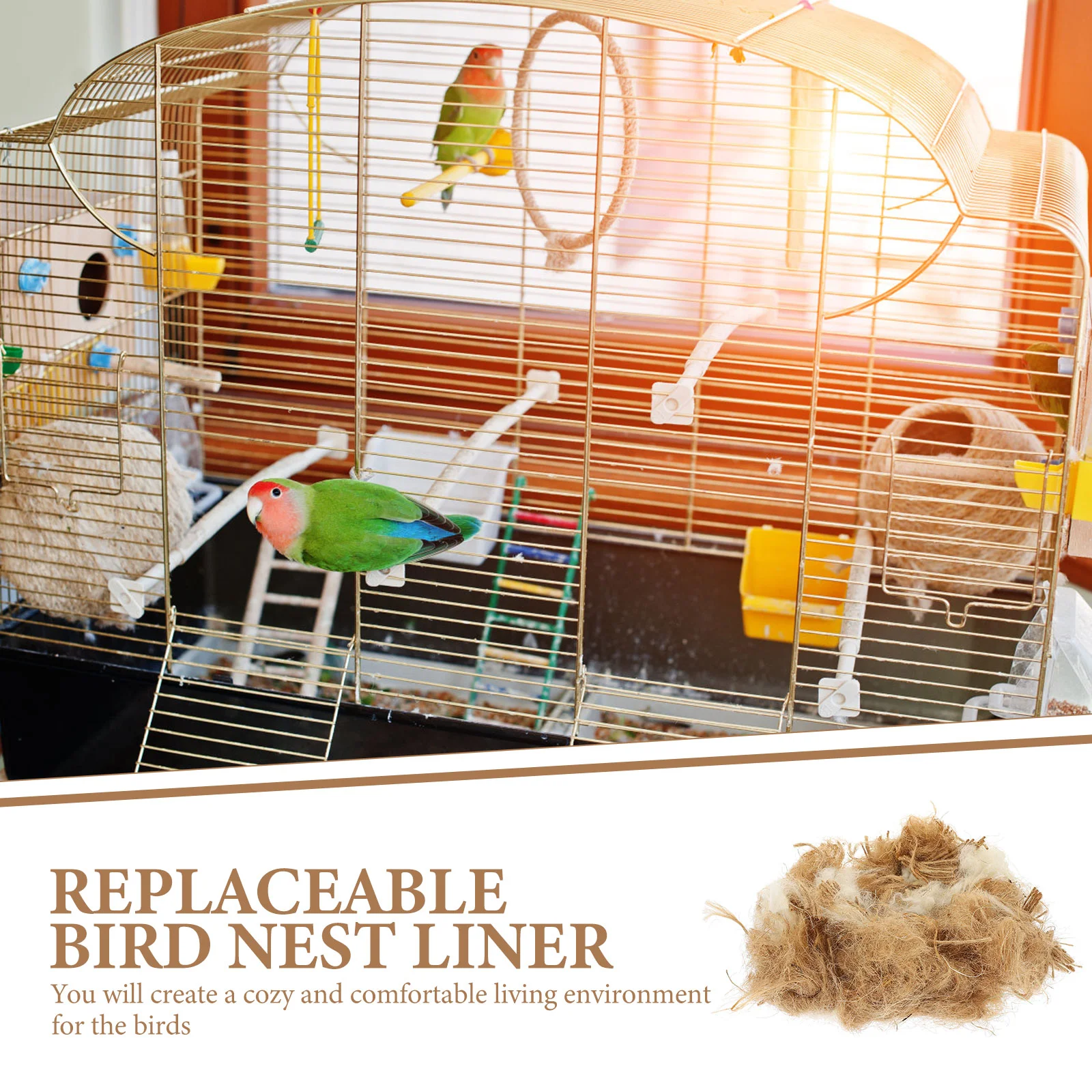 

Nesting Bird Pads Pad Liner Mat Material Cushion Mats Breeding Supple Grass Have Must Professional Breathable Reusable