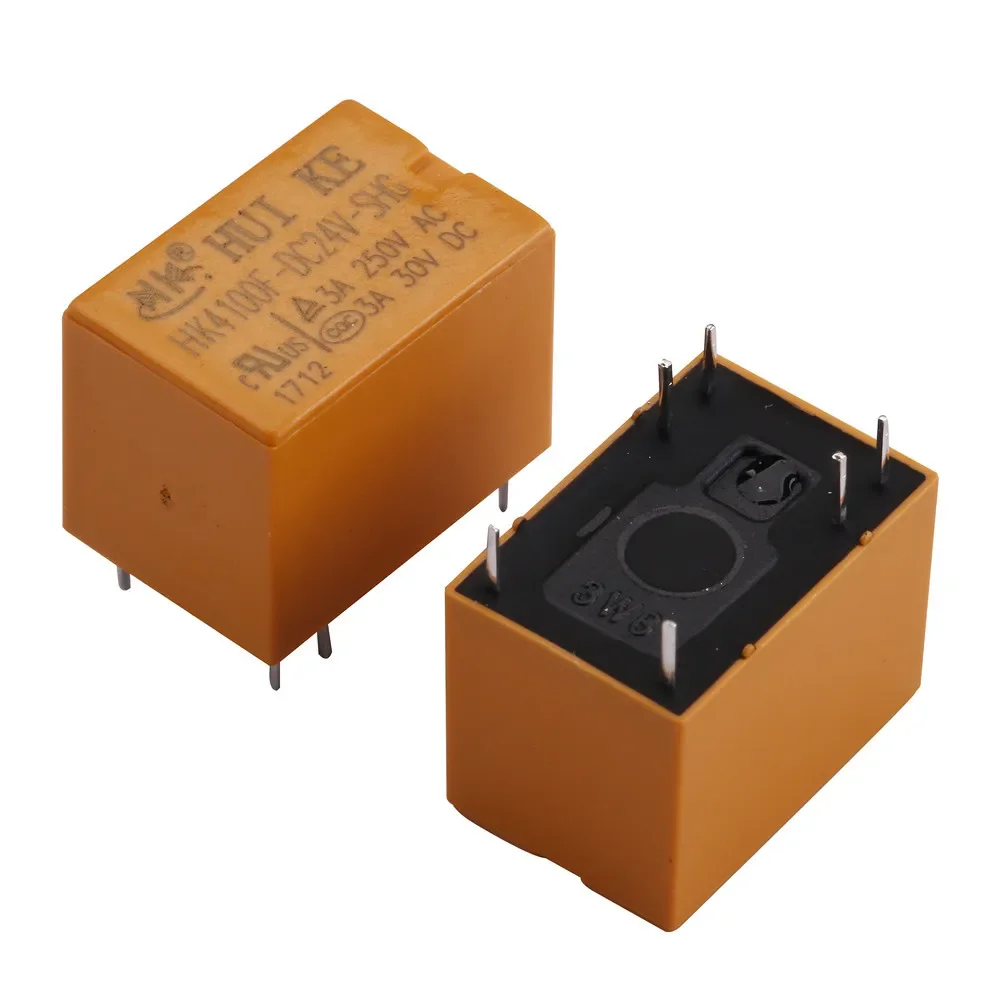Реле HK4100F-DC3V-SHG HK4100F-DC5V-SHG 6 контактов 3A 3 В/5 В/9 В/12 В/24 В HK4100F-DC9V-SHG HK4100F-DC12V-SHG HK4100F-DC24V-SHG