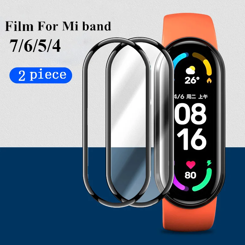 

Стеклянная пленка для Mi band 7 6 5 4, защитный ремешок для смарт-часов, аксессуары для Miband5, miband6, пленка для Xiaomi Mi band 4 5 6 7