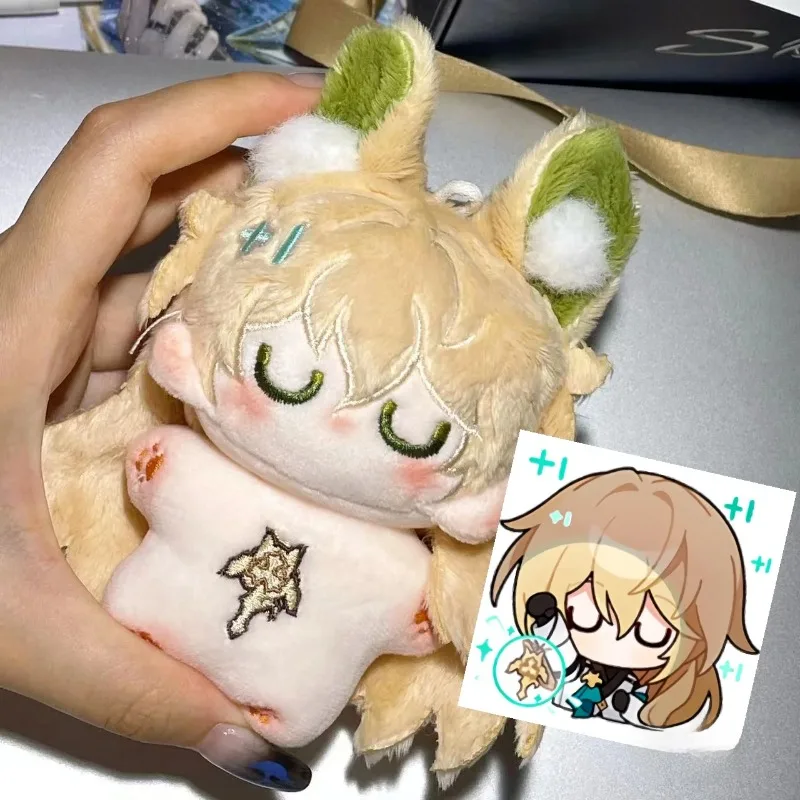 

10CM Anime Honkai: Star Rail Cosplay Luocha Soft Adorable Plush Doll Cute Pendant Knapsack Key Chain Christmas Gift