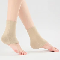 1 pair elastic ankle compression sleeves knitted cashmere plantar fasciitis socks ankle brace guard achilles tendonitis swelling