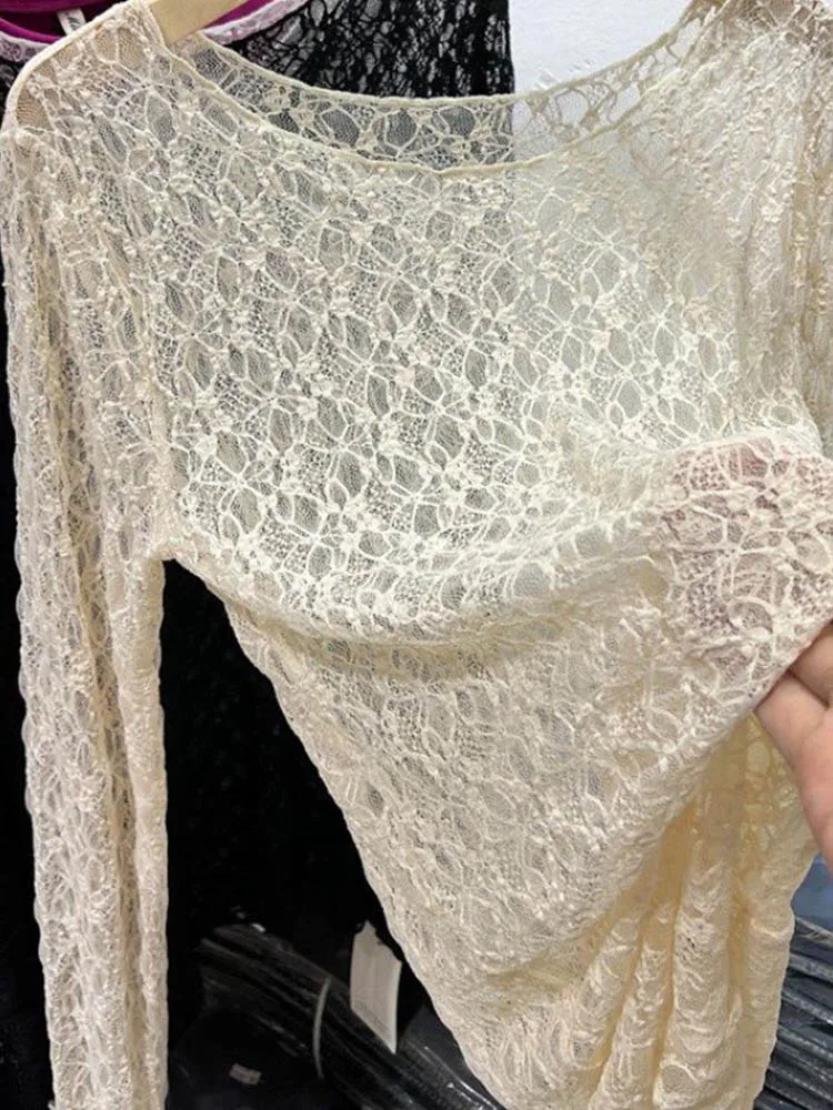 Женское пикантное облегающее нижнее белье с длинными рукавами тренд на весну и