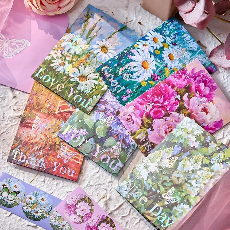 5 шт./Набор Kawaii конверты с бабочками DIY почтовые открытки письмо для свадебной