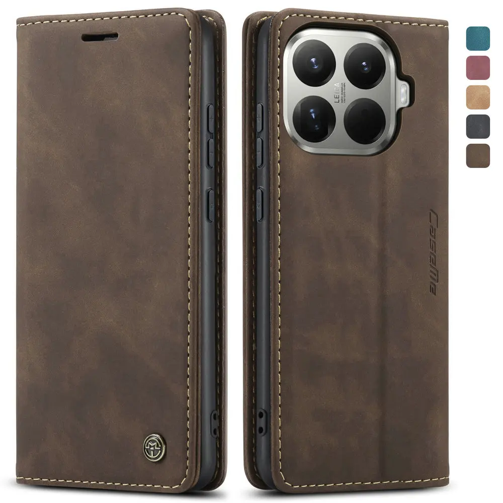 Фото Чехол-книжка из кожи с магнитной застежкой для Xiaomi 17T Pro, 15T 5G, Mi 15T Pro, Mi 15T, 17 Ultra, T15, с отделениями для карт, чехол-кошелек, Funda №1