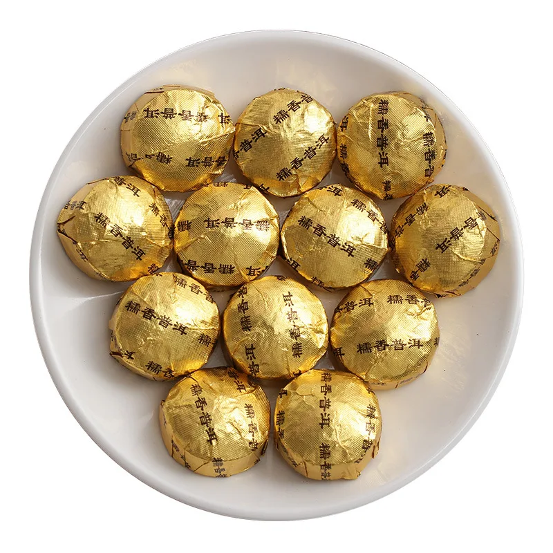 

250g Chinese YunNan Puer Tea Superior Candy Mini Tuo Cha Ripe Glutinous Rice Flavor Pu-erh Tea Fancy Mini Tuo Tea