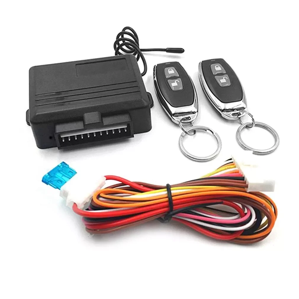 

Keyless Entry System Car Alarm Systems Device Auto Remote Control Kit Door Lock Vehicle Central Locking And Unlock