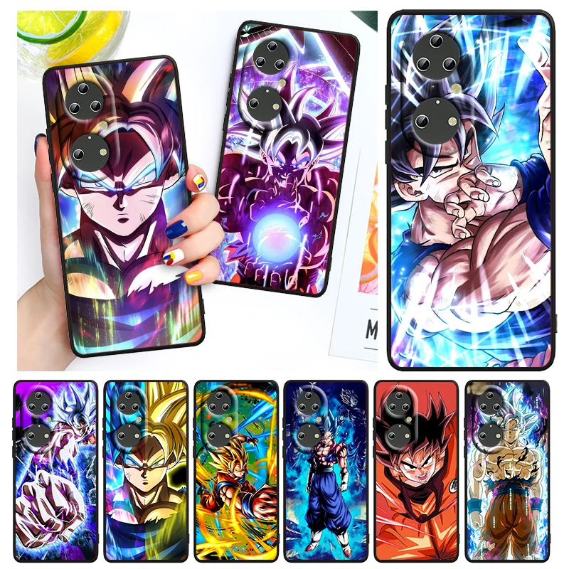 

Dragon Ball Kids Art For Huawei P50 P40 P30 P20 Pro Plus P10 P9 P8 Lite 2019 2017 RU E Mini Black Funda Capa Phone Case