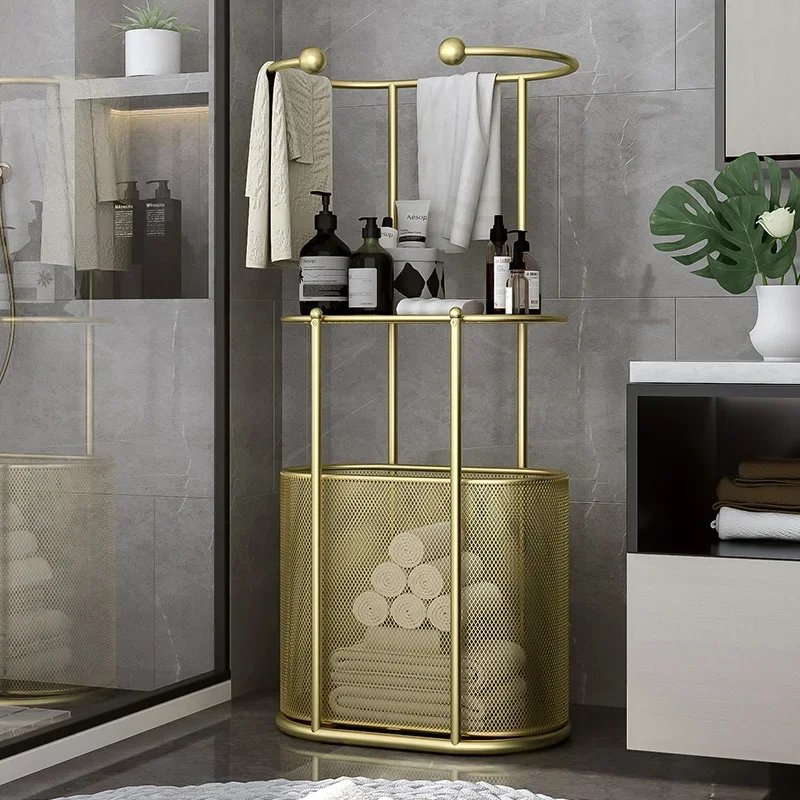 Полка для ванной комнаты в скандинавском стиле светильник унитаза роскошная