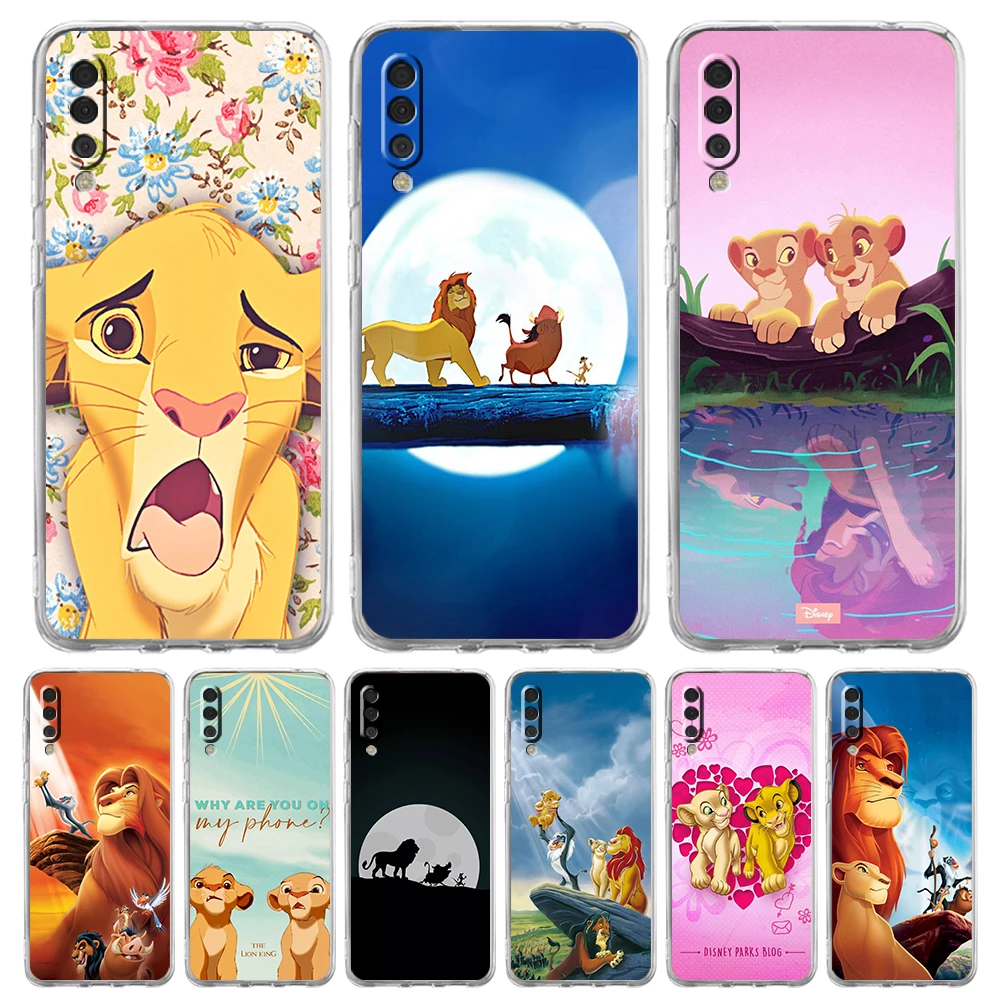

Роскошный чехол The Lion King для телефона Samsung Galaxy A12 A02 A03S A50 A70 A10 A20 A20S A30 A40, прозрачный силиконовый чехол, чехлы