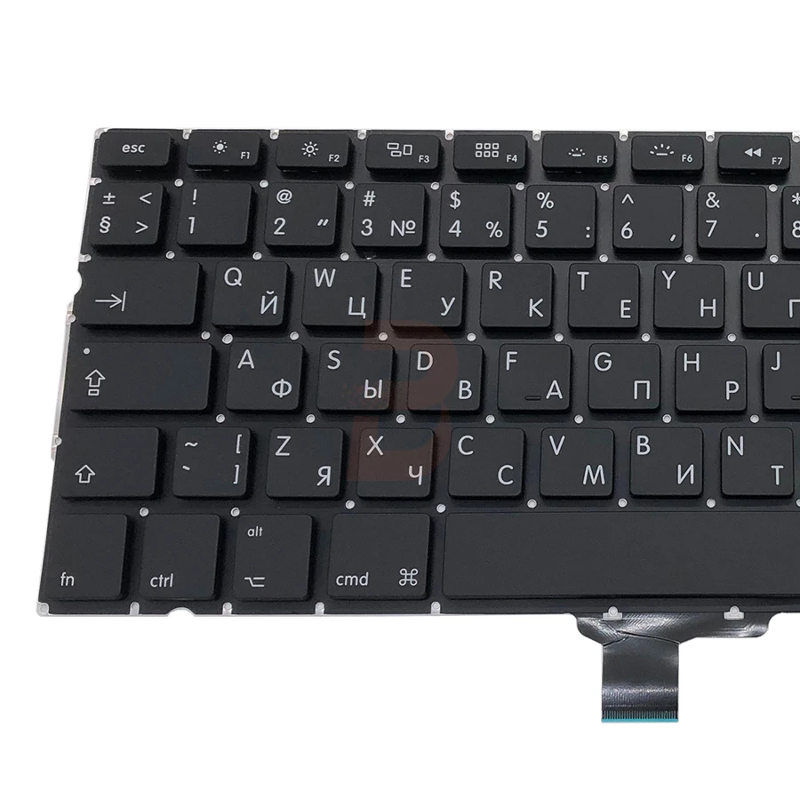 Новая русская клавиатура с большой клавишей Enter для Macbook Pro 13 дюймов A1278 2009 2010 2011 2012