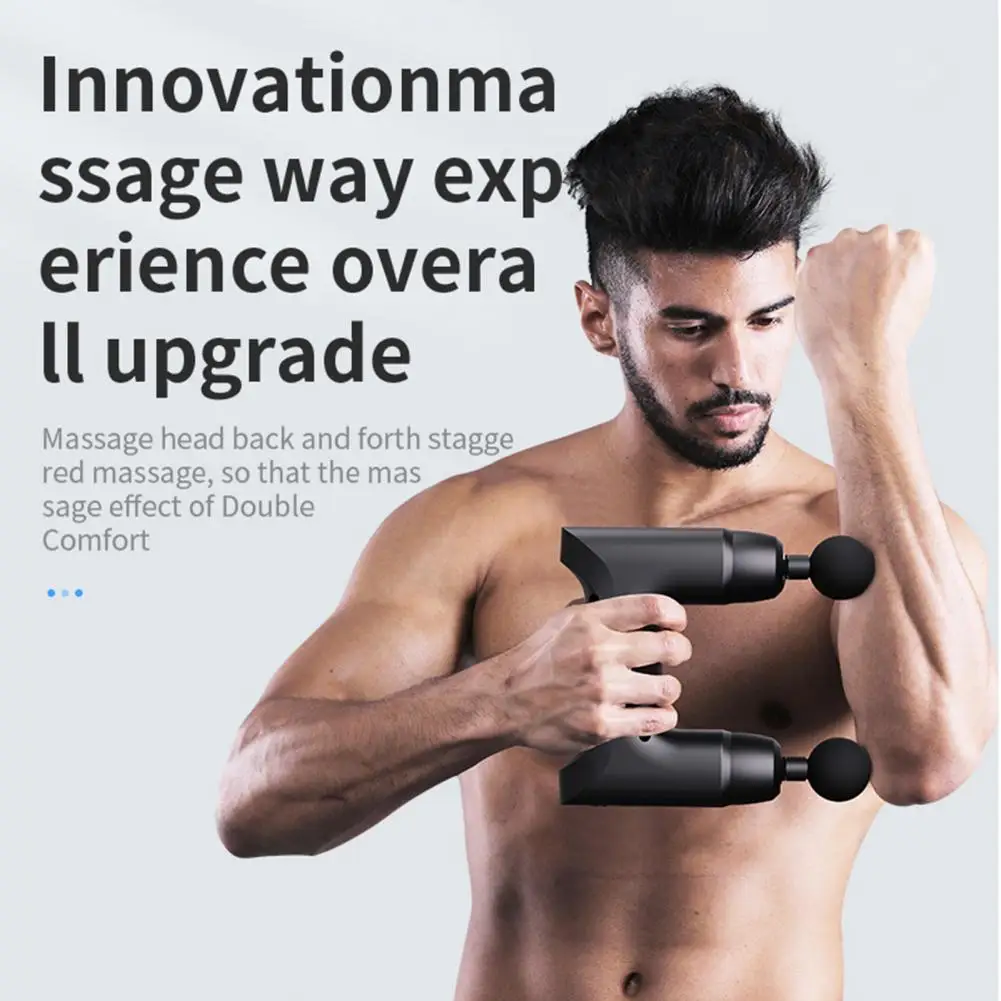 

1Set 1500mAh Muscle Massager Double Heads Pain Relief Portable Deep Tissue Electric Back Massager Fitness Relaxation Relax Body