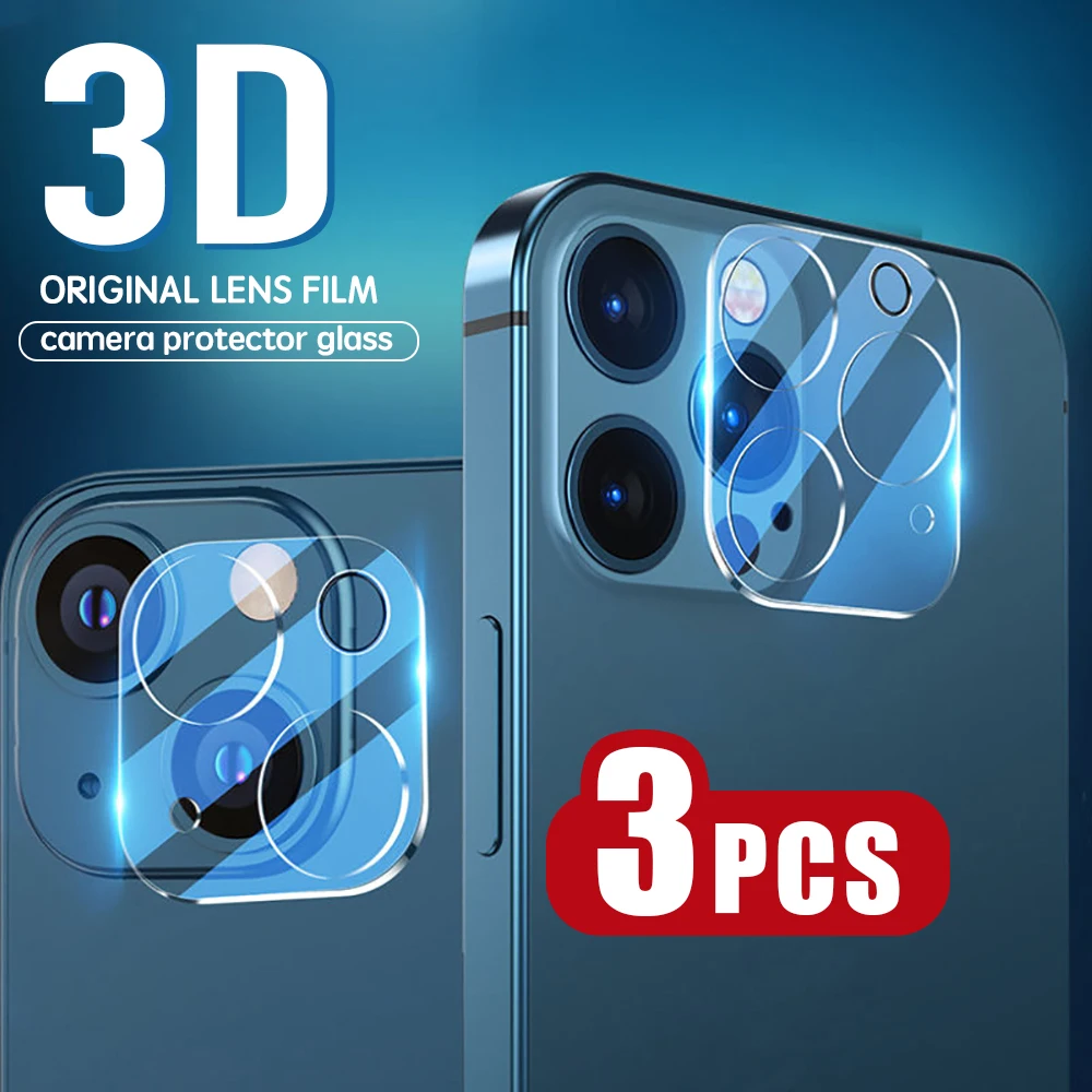 

3 Pack Tempered Glass Camera Lens Protector for iPhone 14 Pro max Hardness Scratch Resistant for iPhone 14 Plus 13 12 11 Pro Max