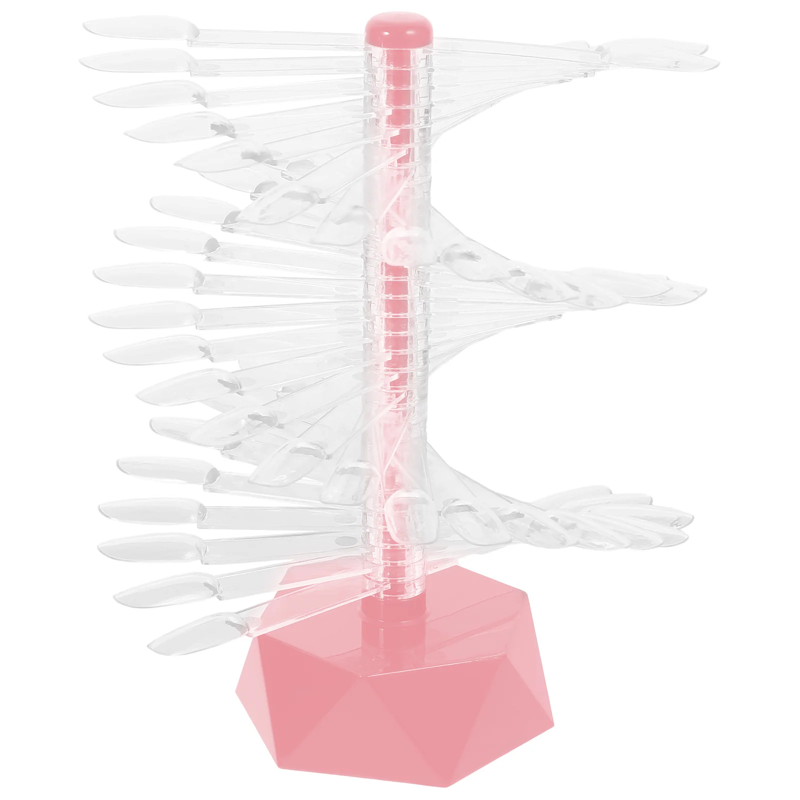 

Nail Tips Practice Holder Acrylic Display Stand Supply Holders Spiral Stands
