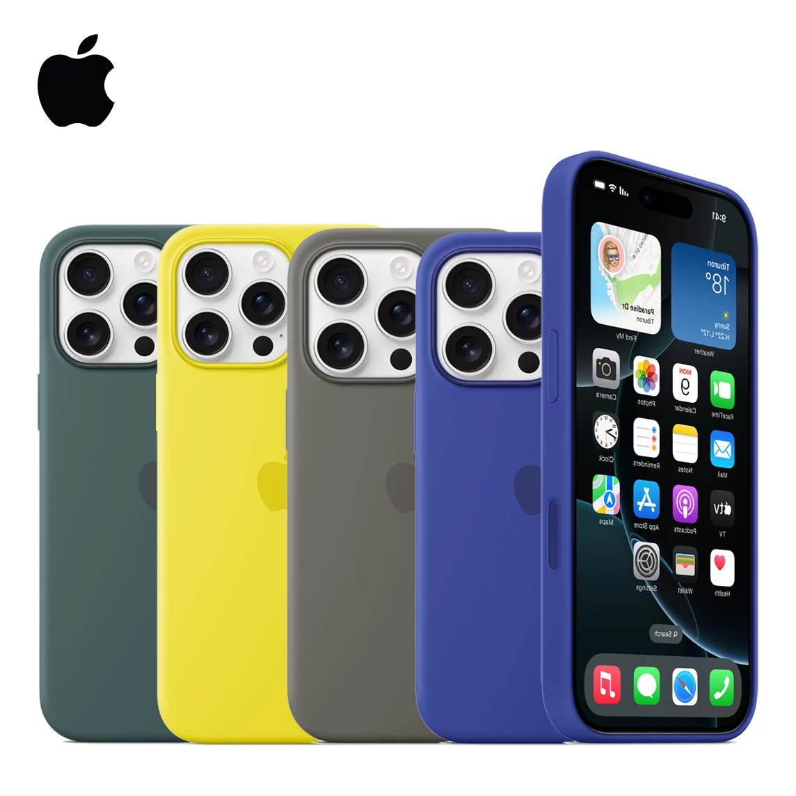 Оригинальный жидкий силиконовый магнитный чехол Apple Magsafe для iPhone 16 Pro Max Plus с