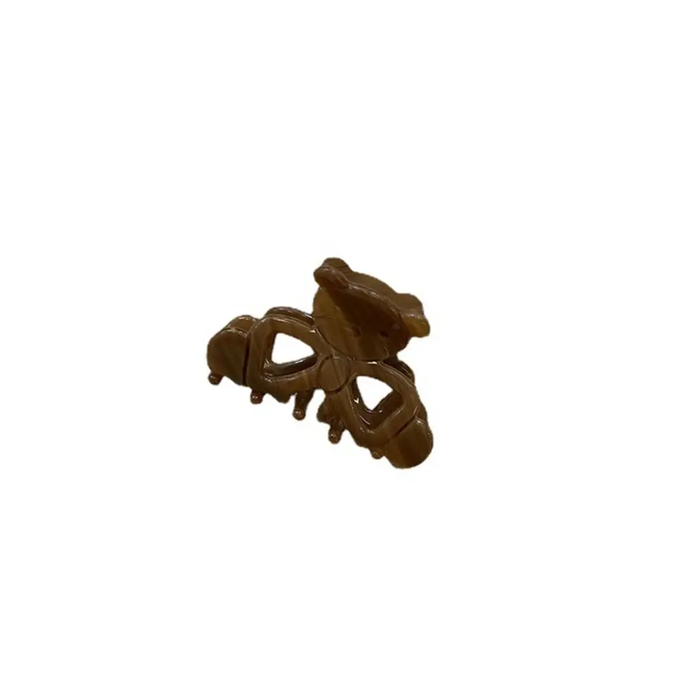 

Clip Hollow Large Grab Clip Bow Bear Hair Claw Acetic Acid Hair Clip Korean Style Headwear Female Hair Accessories